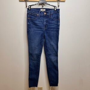 Madewell Indigo 10” High-Rise Skinny Jeans